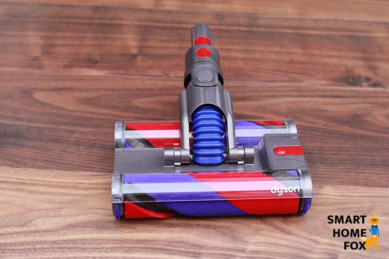 The 360-degree floor nozzle from above